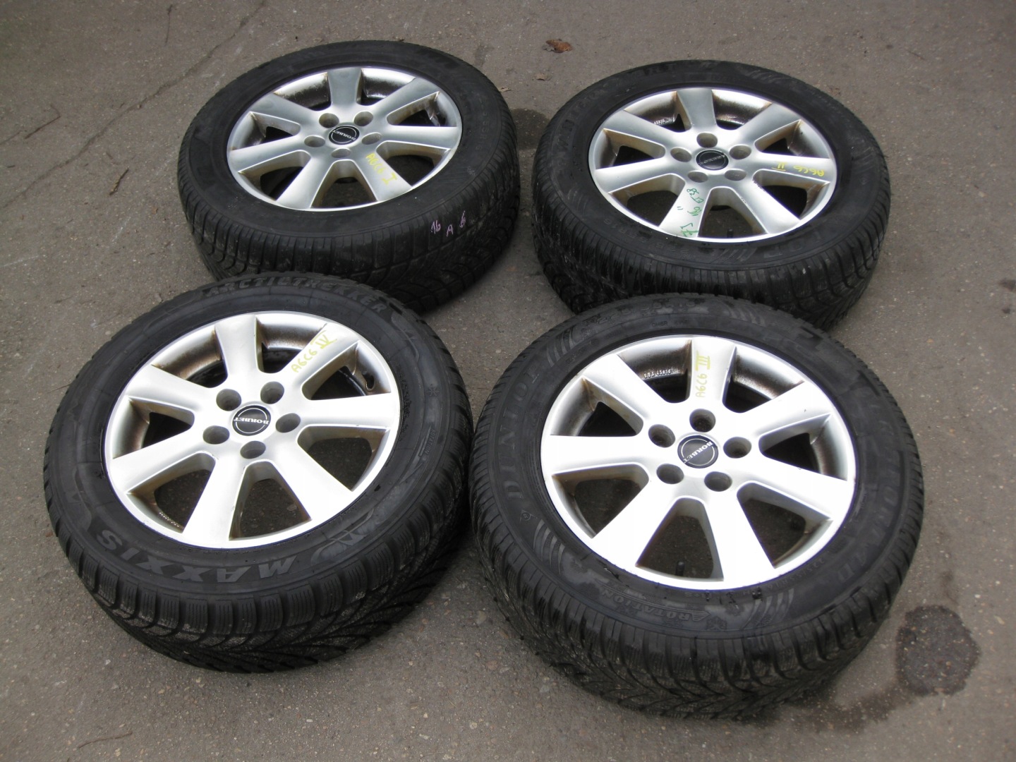 AUDI A6 C6 discs aluminium 7J x16 ET38 5x112 CA70638 KOMPLET