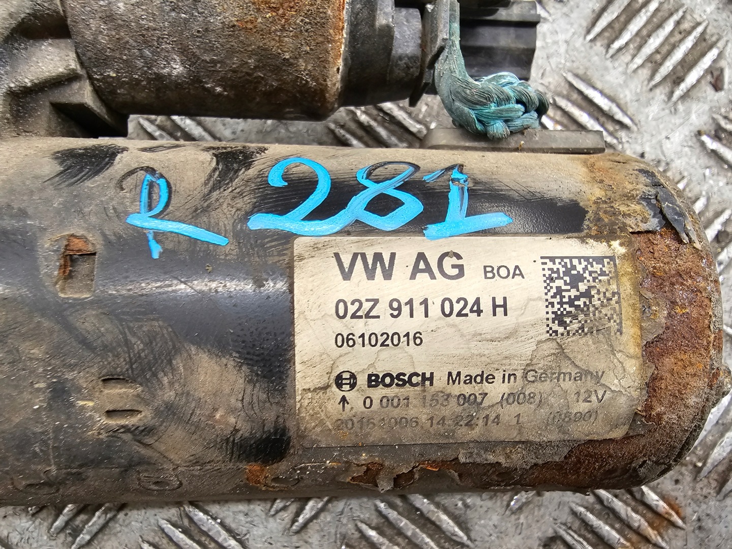 VW TOURAN II starter 02Z911024H