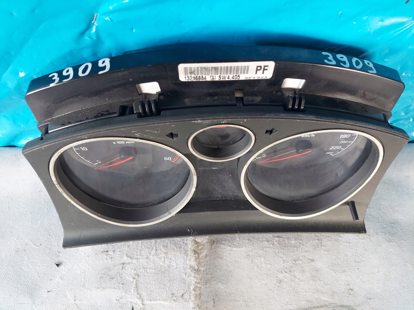 dials clock ASTRA H 1.9 CDTI 13216684