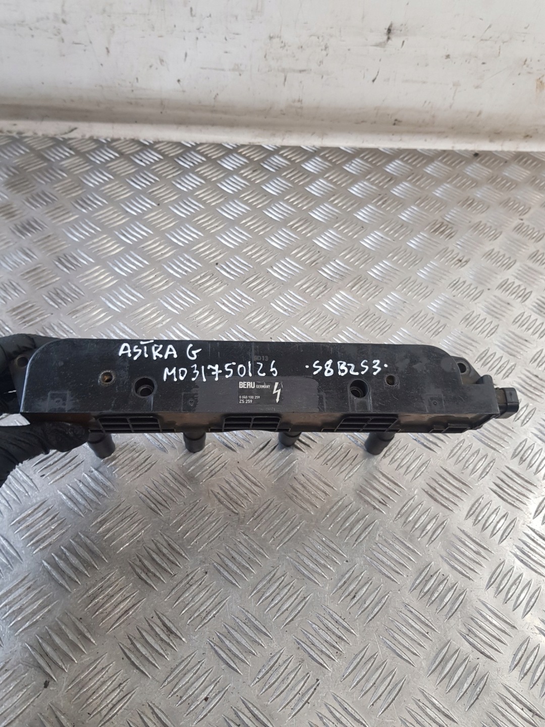 coil ignition BERU OPEL ASTRA G 1.4B 0040100259