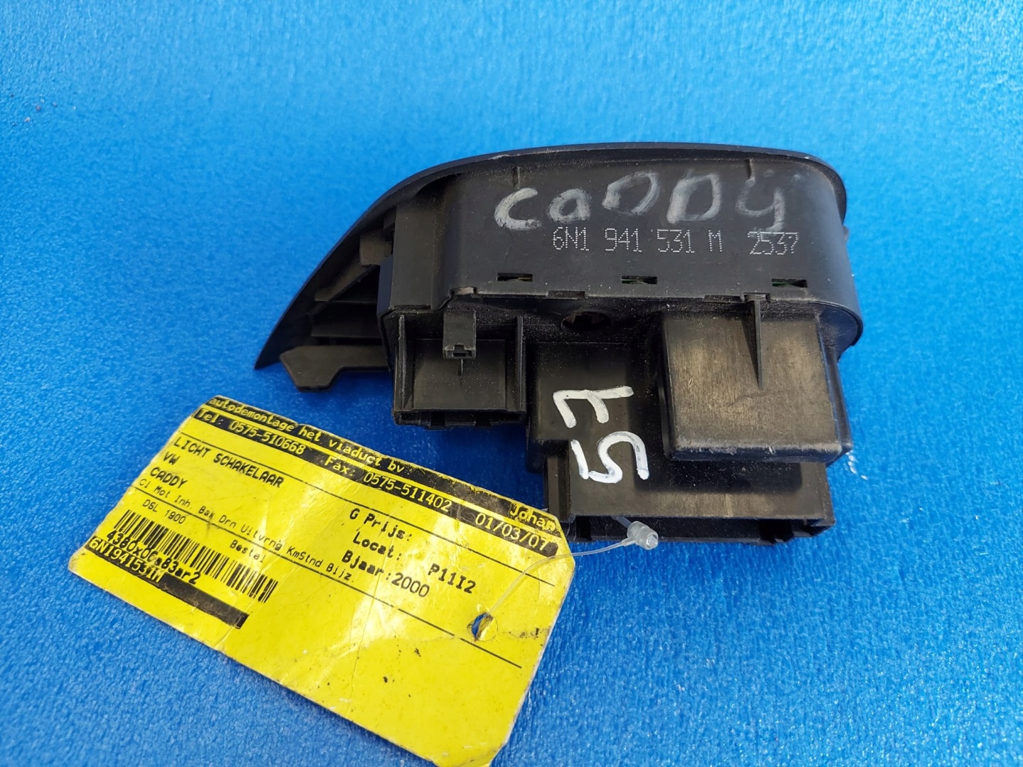 interruttore luci CADDY 6N1941531M
