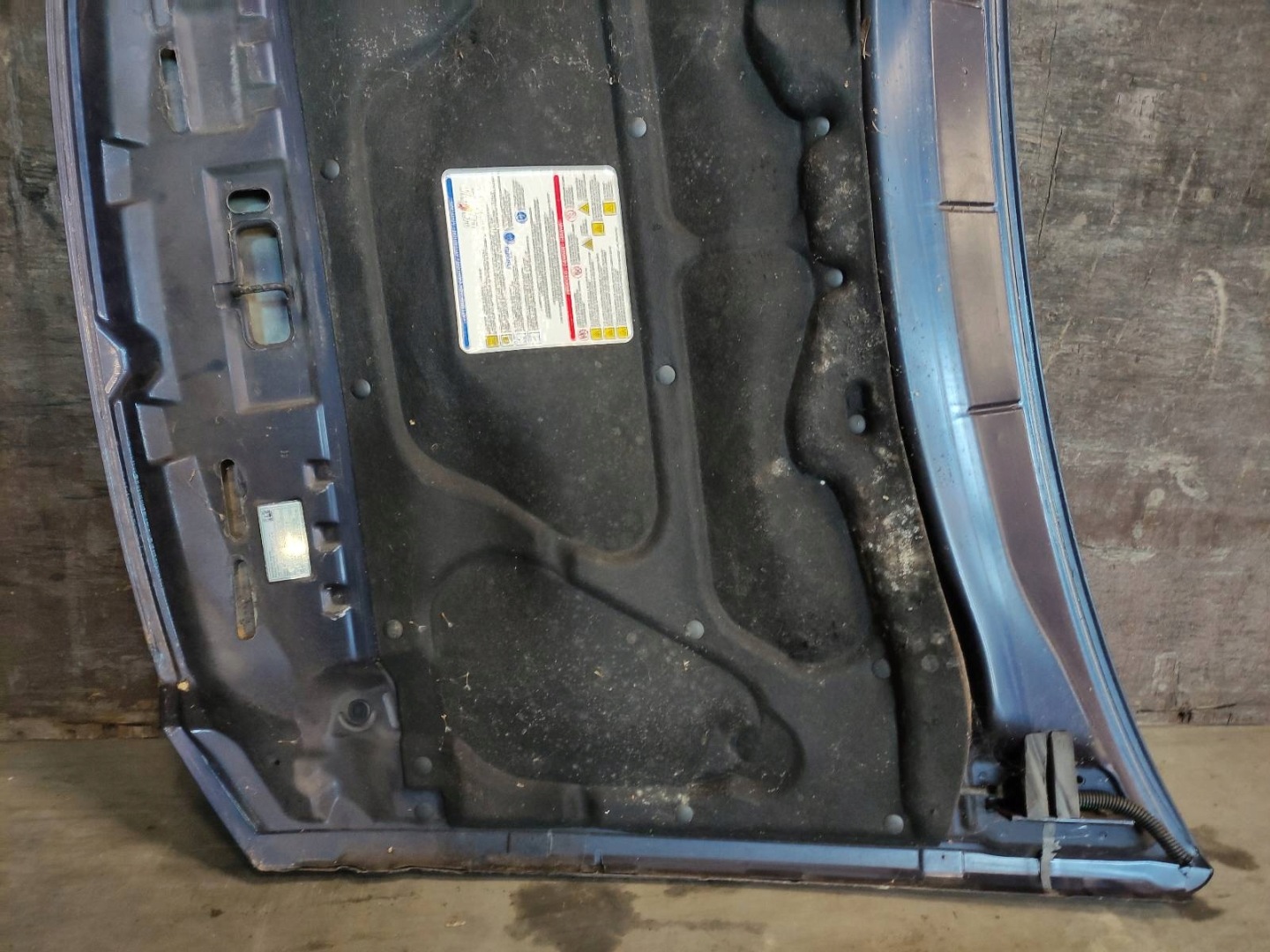 cofano FIAT STILO blu