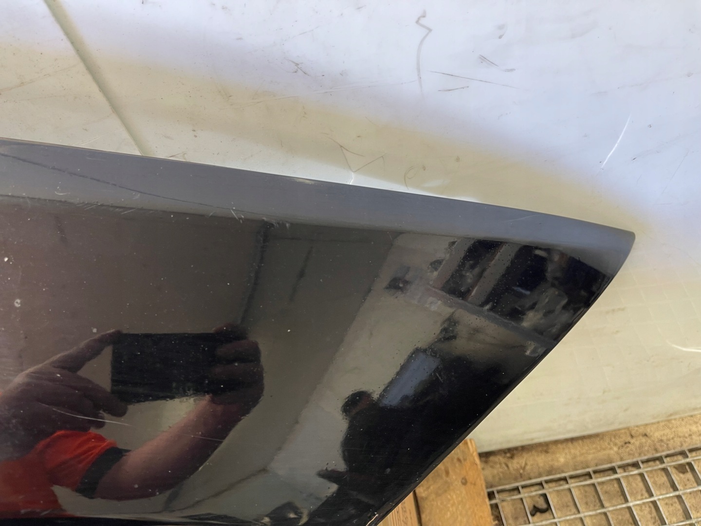 BMW 1 E87 5D 5 fender right front right 668 SCHWARZ II