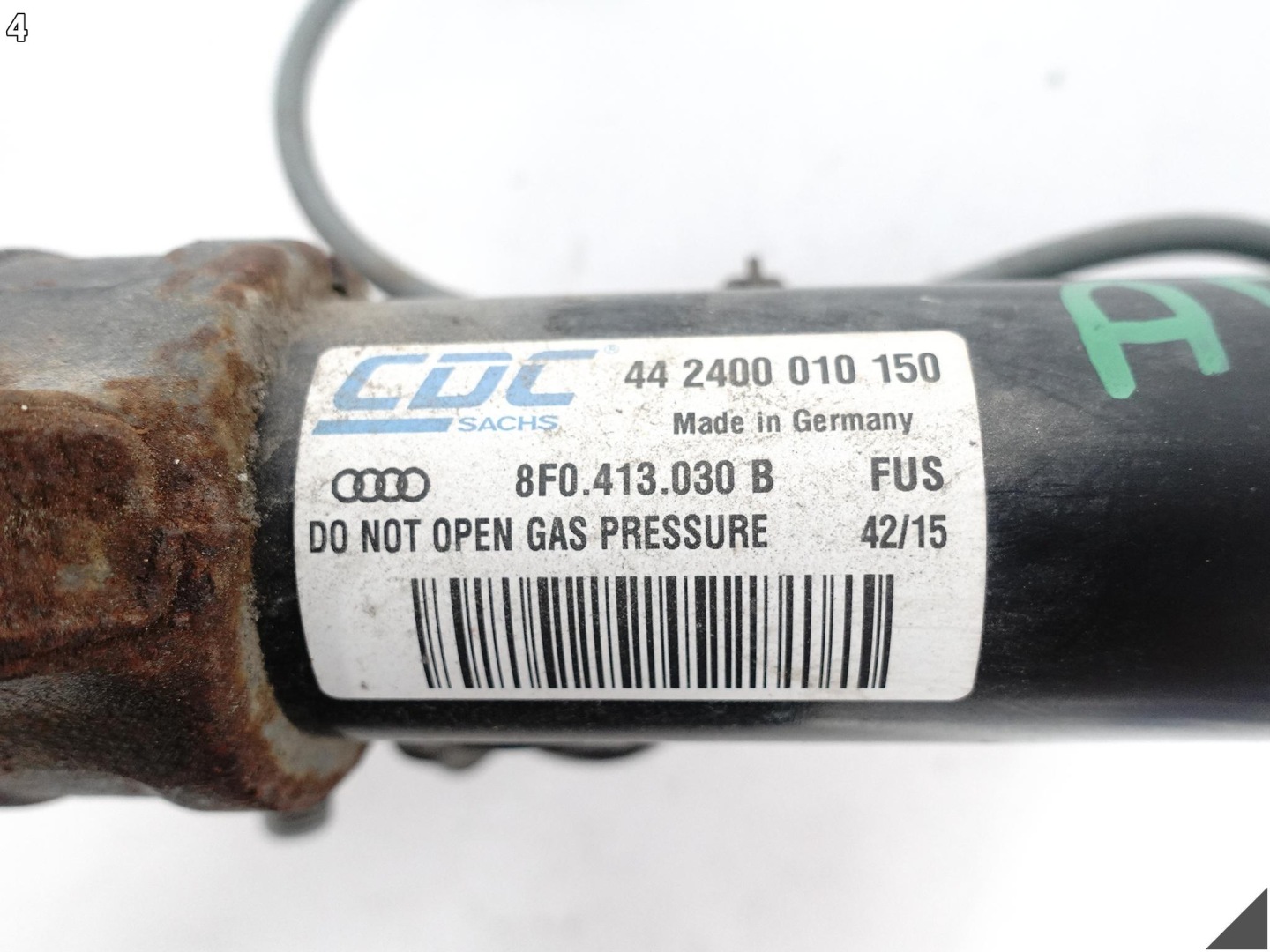 AUDI A5 S5 8T0 8F0 A4 S4 8K0 B8 07-16 shock absorber spring right front 14KM