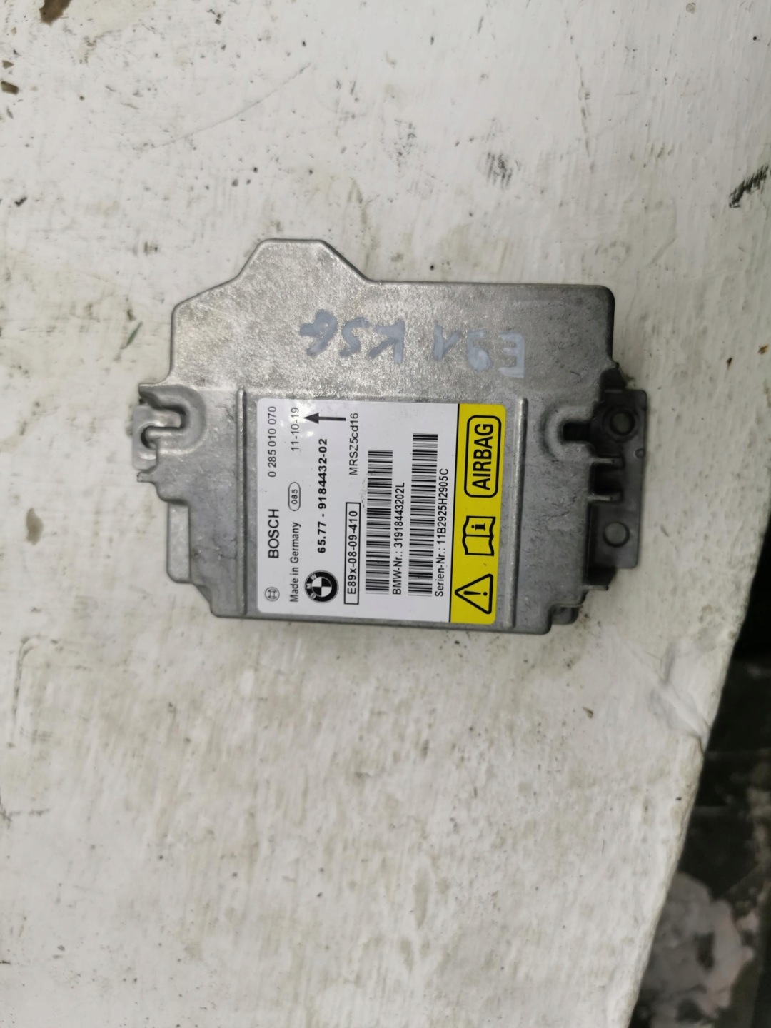 modulo Centralina airbag BMW SERIA 3 E90 E91 9184432