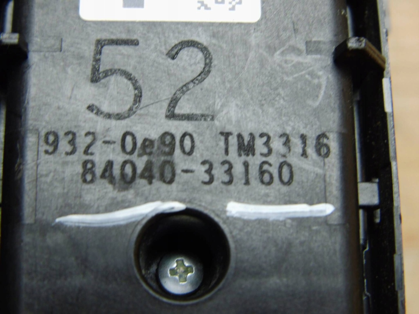 Toyota Camry VIII XV70 panel window control switch left front front 8404033160