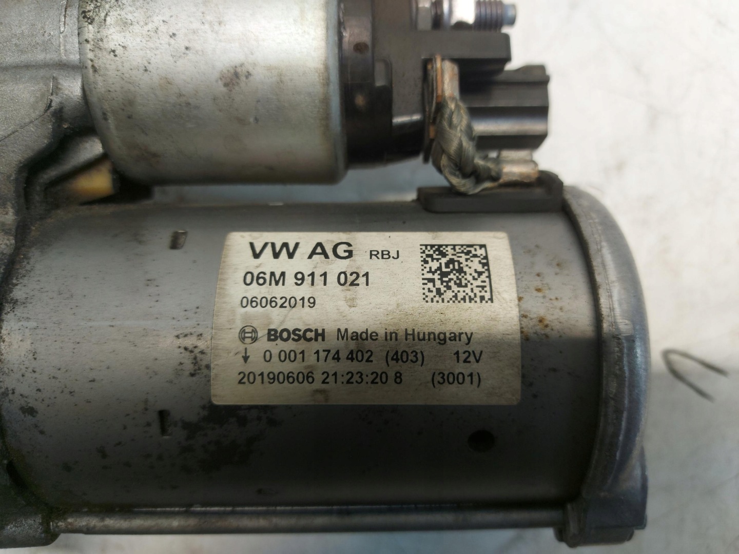 AUDI RS5 8W8 F5 2.9 TFSI starter 06M911021