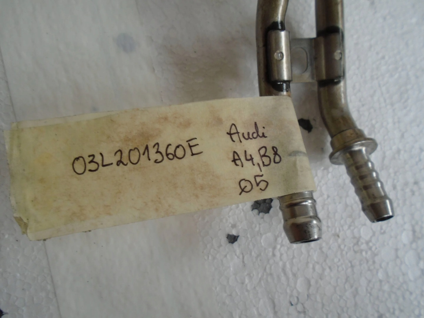 fuel hose 03L201360E Audi A4 B8 Q5