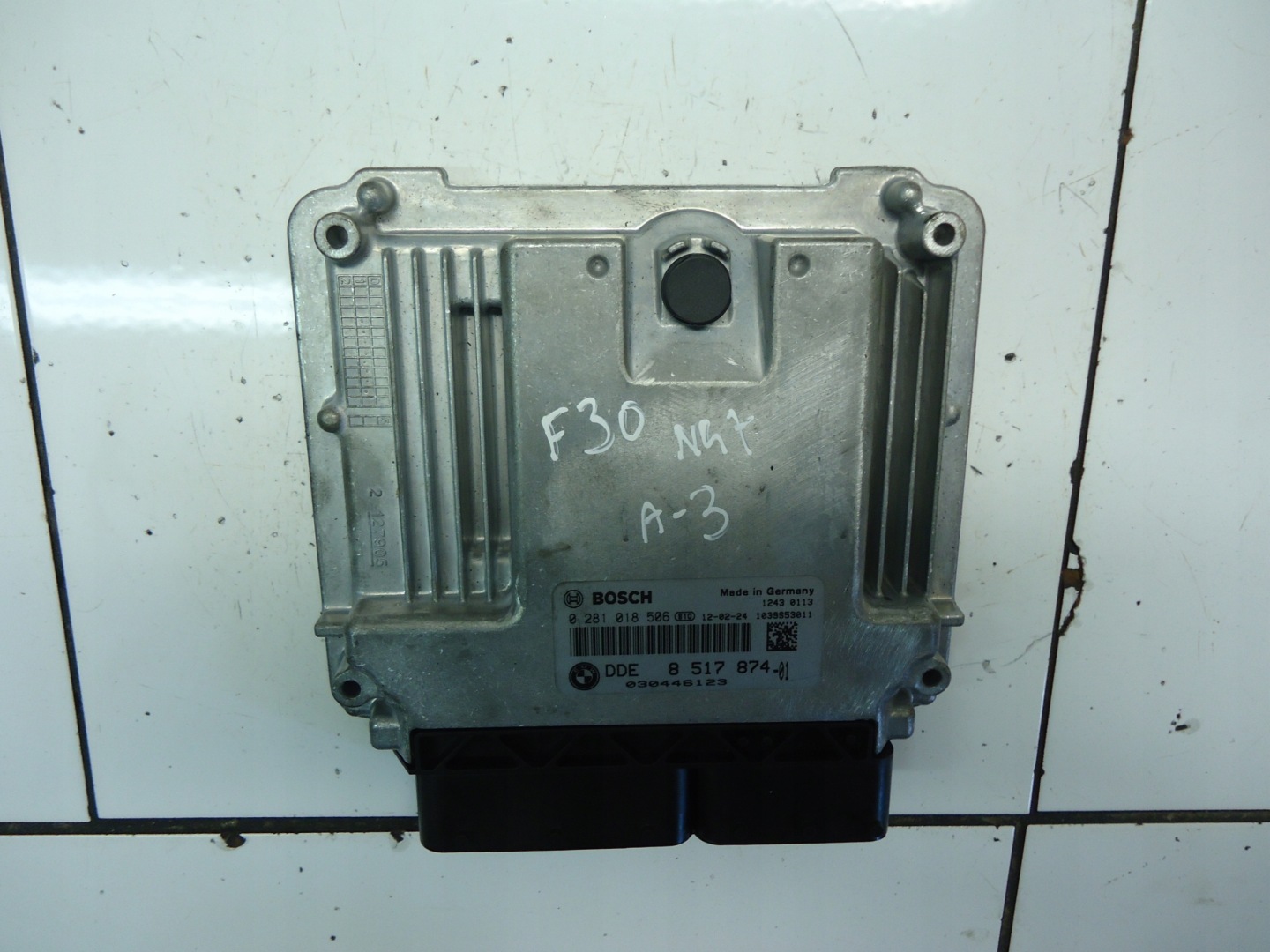 BMW 2.0D N47D20 computer Motore 8517874 0281018506