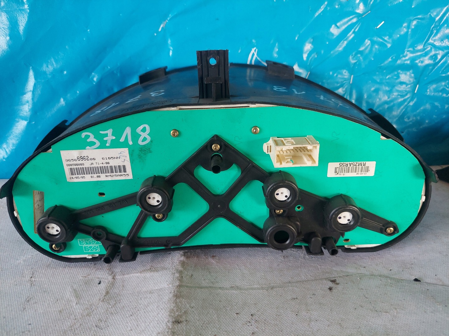 dials clock PEUGEOT 206 1.6 HDI 9656696280