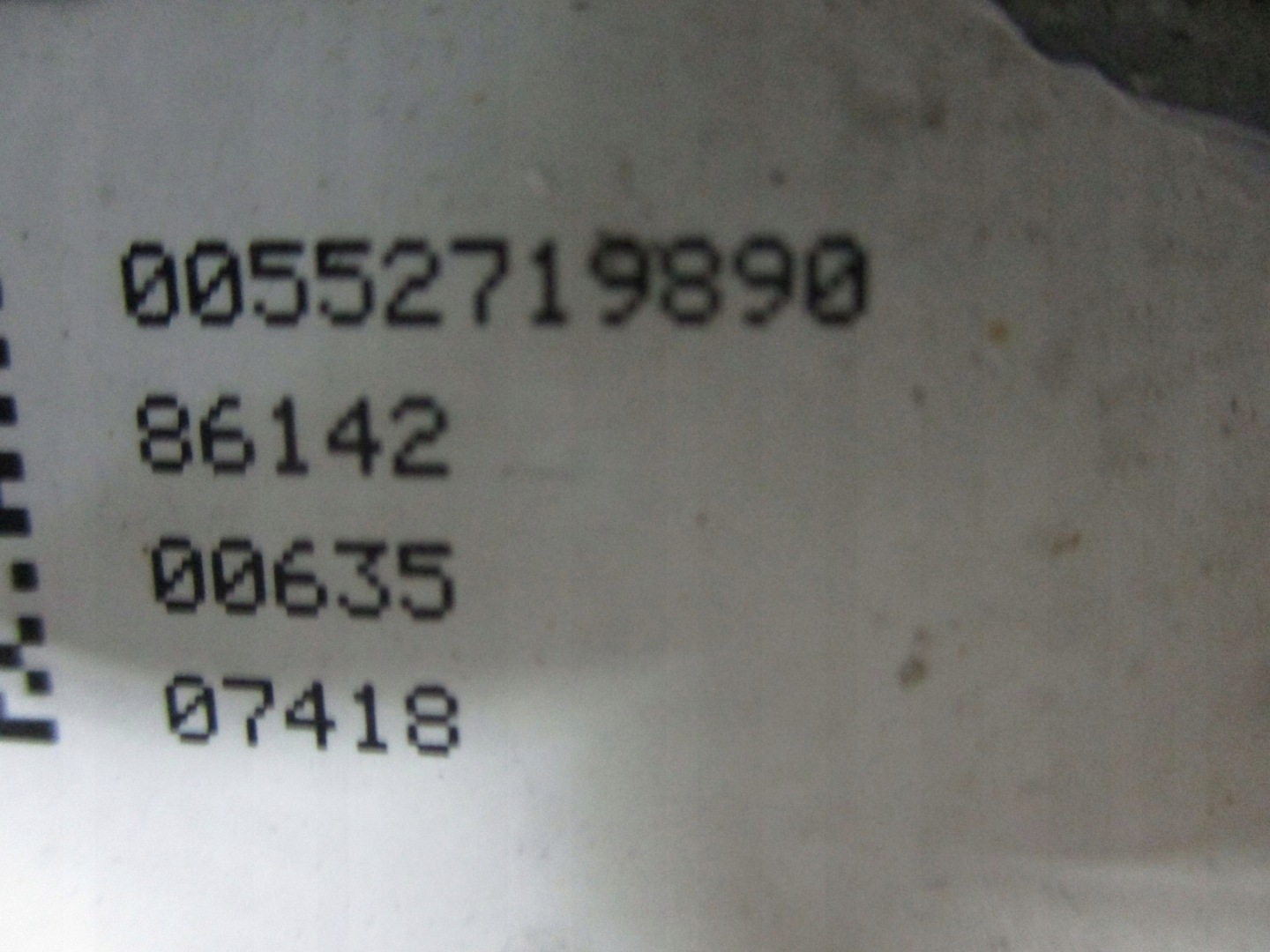 differential rear part diff Alfa Romeo Stelvio 00552719890