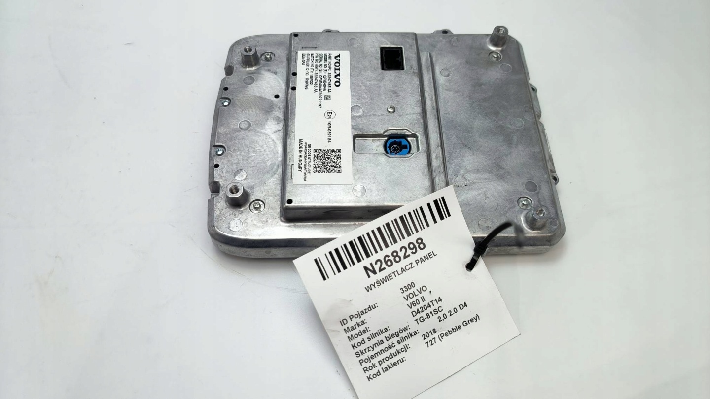 display PANEL 32247465AA VOLVO V60 II