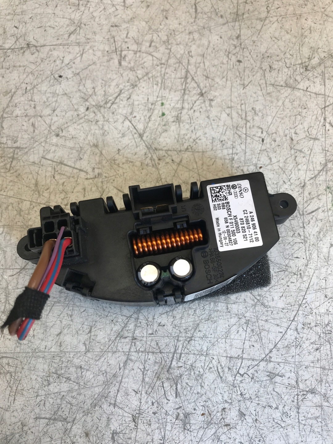 gebläsewiderstand AUDI A4 B8 A5 8T0820521