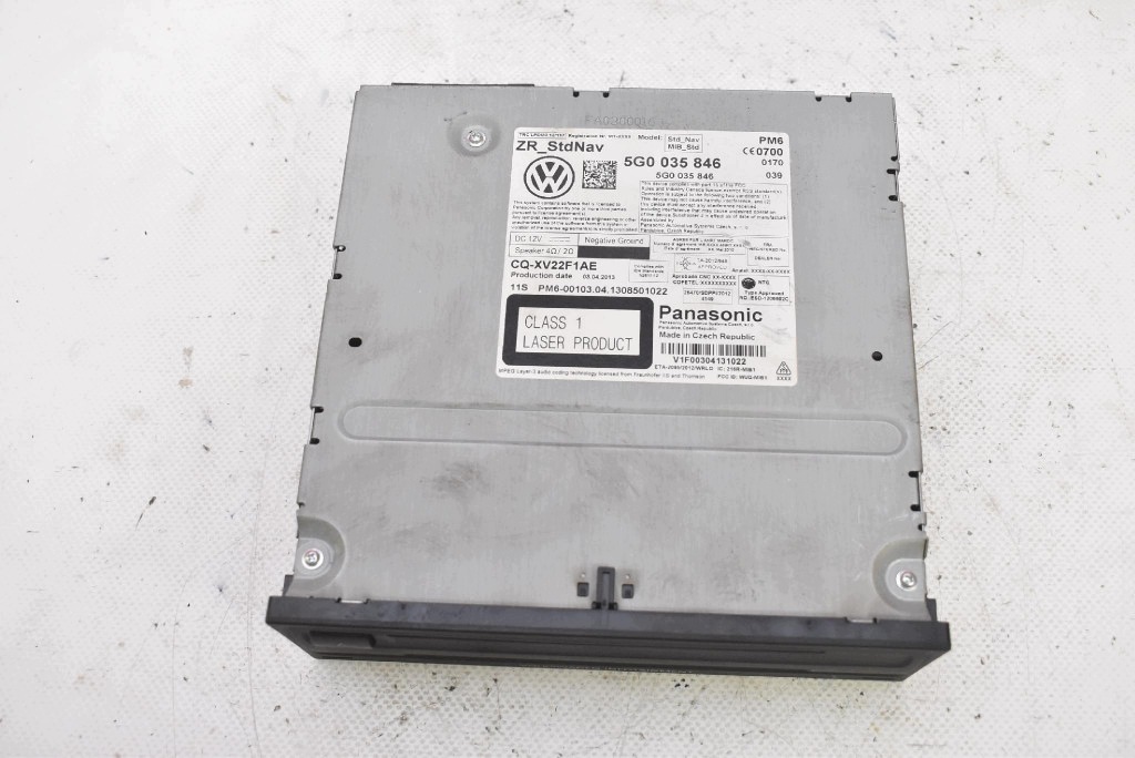 lesegerät der navigation 5G0035846 VW GOLF 7 VII 12-17