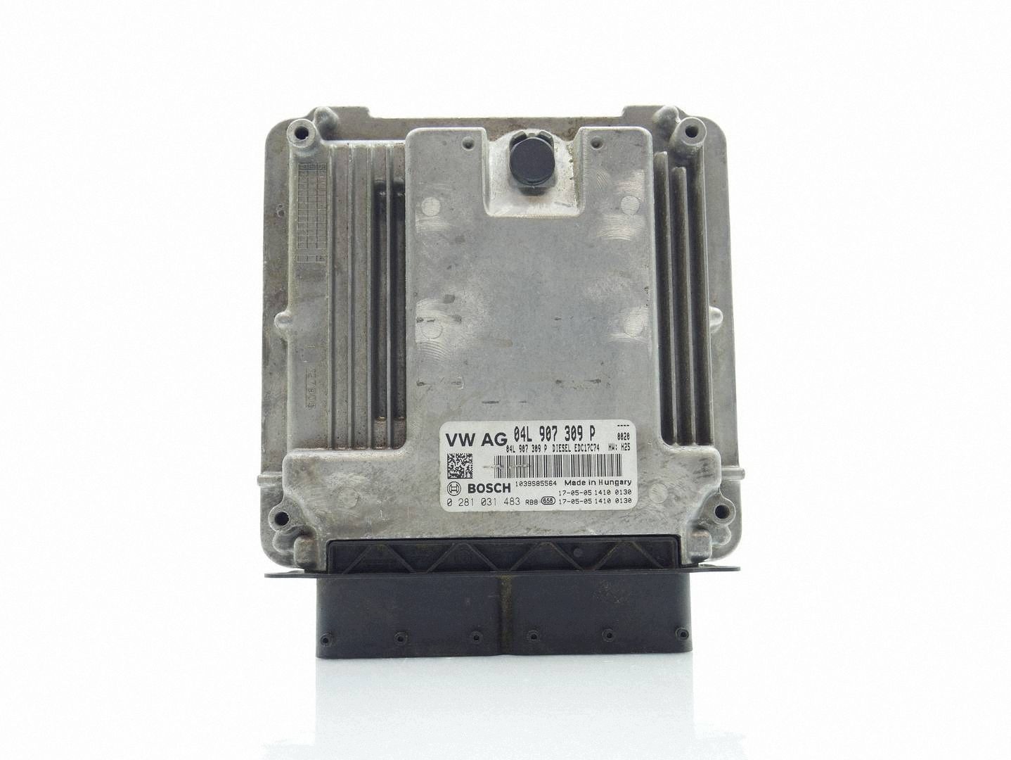 computer control unit of the engine ECU VW PASSAT B8 2.0 TDI 04L907309P 0281031483