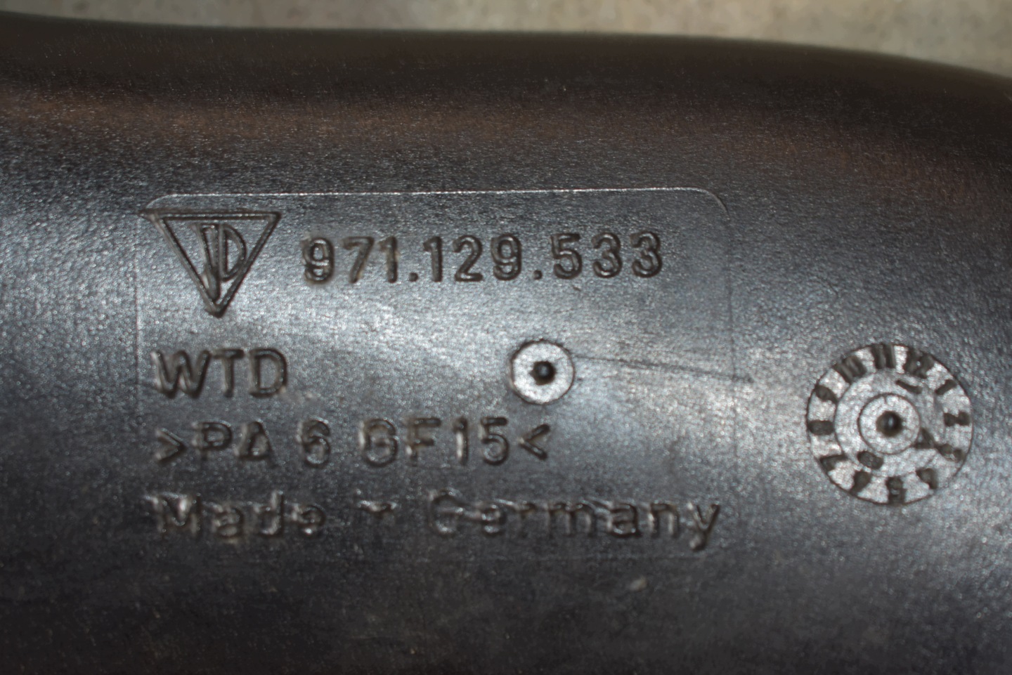 perfect condition air hose right PORSCHE PANAMERA 971 1