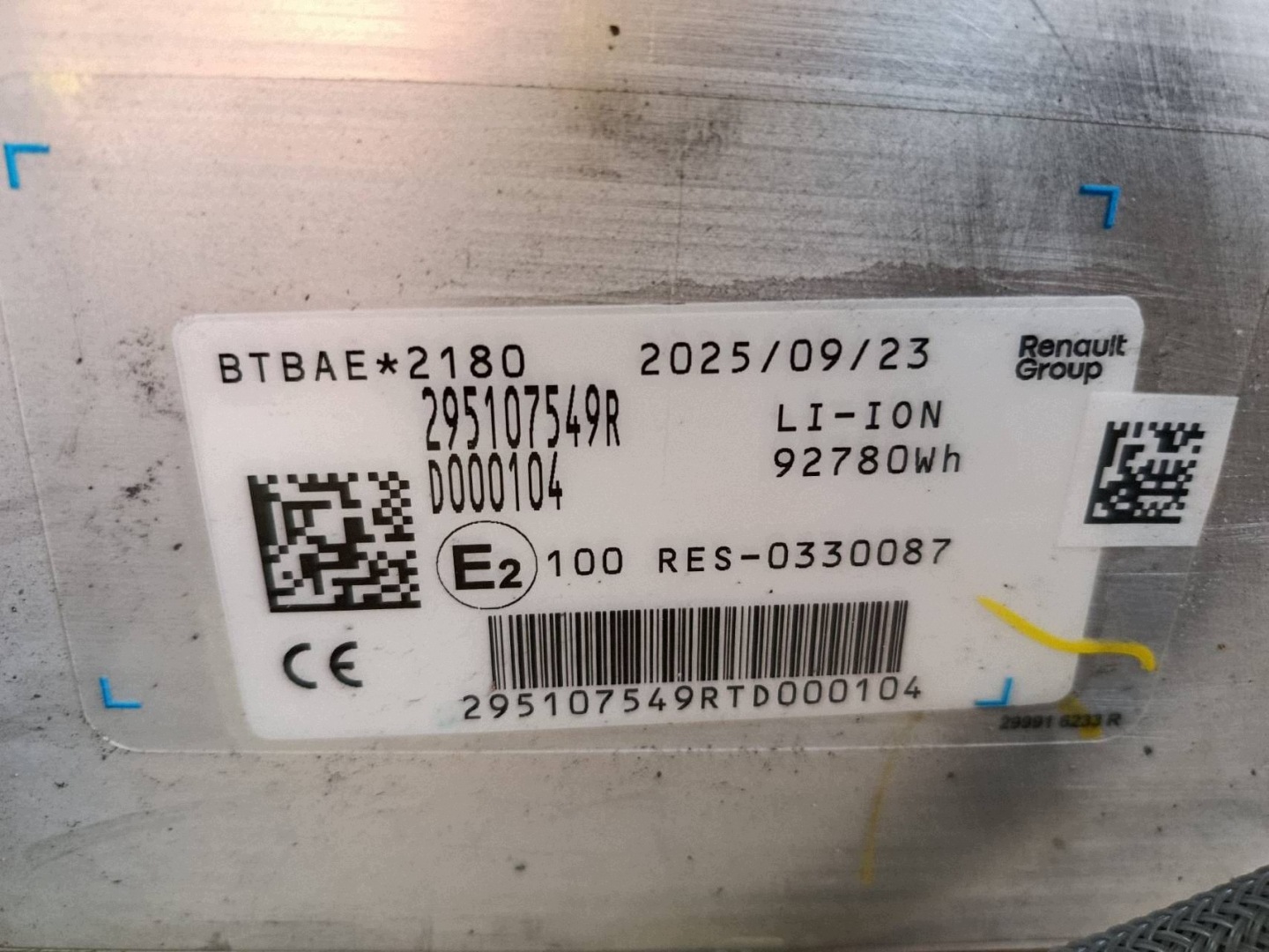 Bateria trakcyjna HEV/EV Alpine A390 295F19731R 295107549R