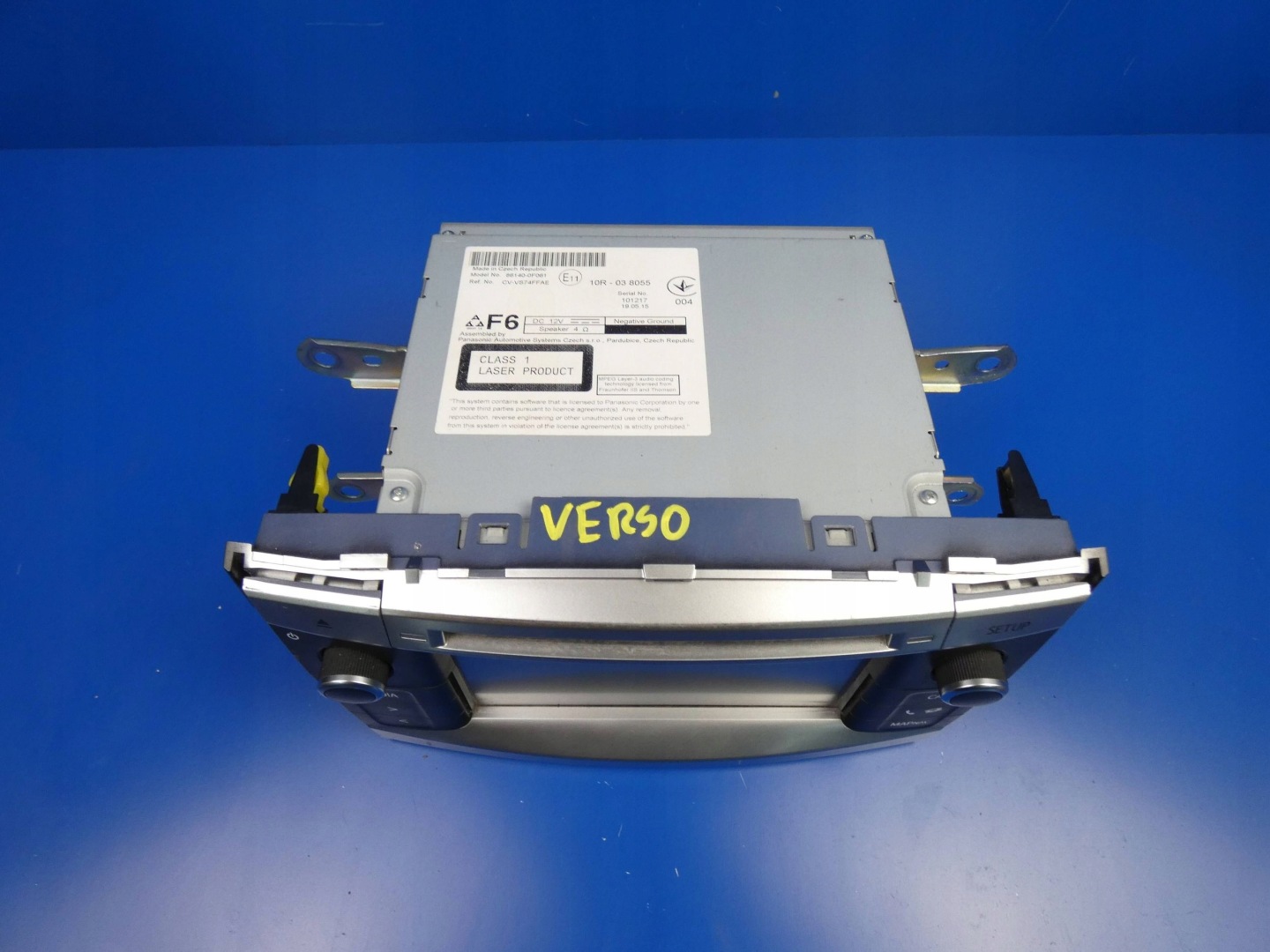 TOYOTA VERSO II LIFT RADIO player navigation GPS display