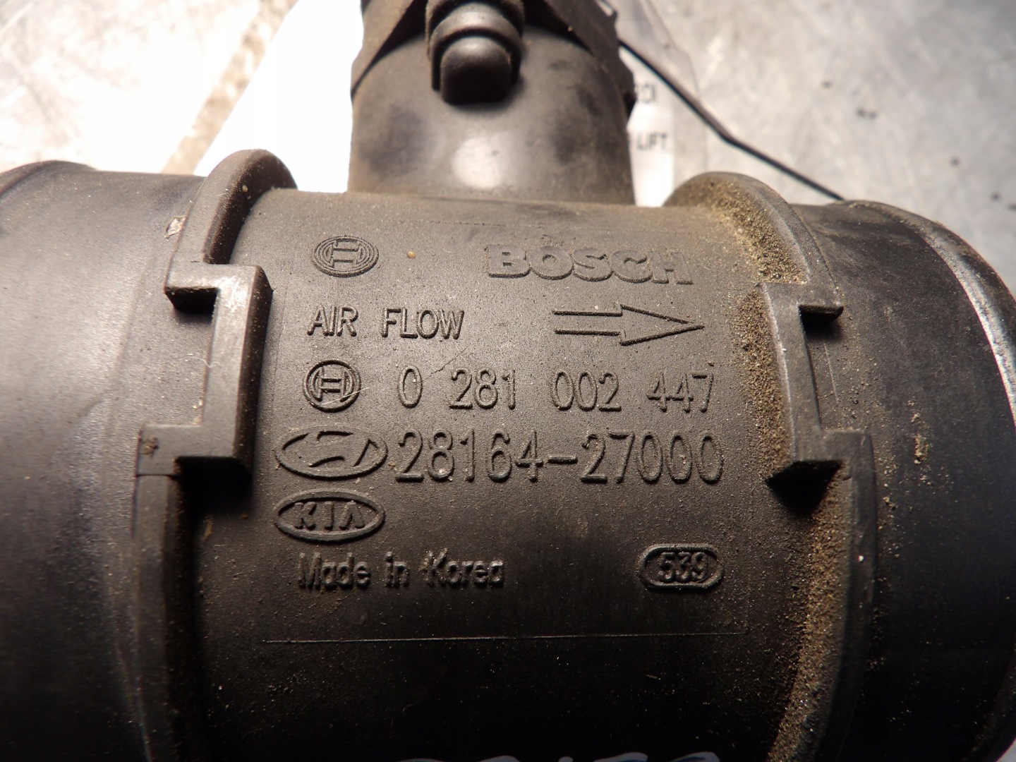 flow meter Hyundai Elantra III 0281002447