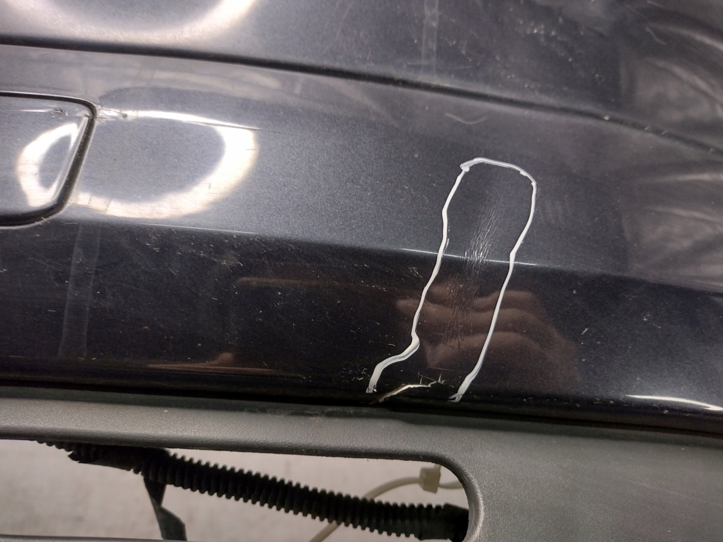 bumper rear Ford Mondeo MK4 liftback PDC k: X6