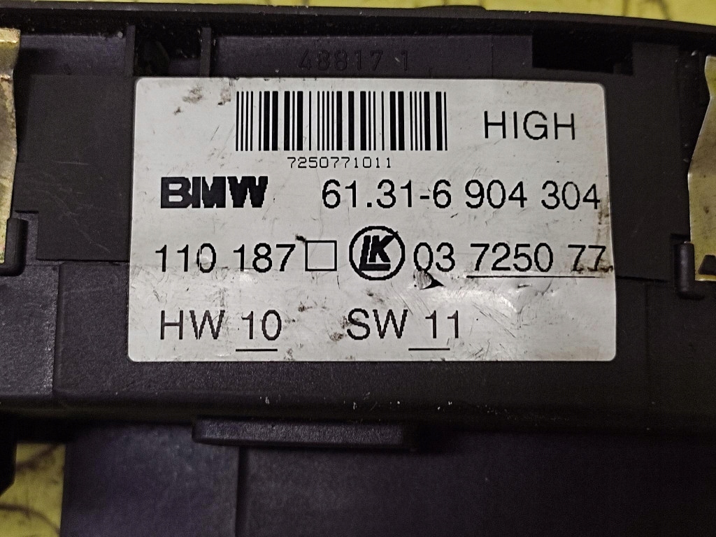 BMW E39 window control switch 61316904304