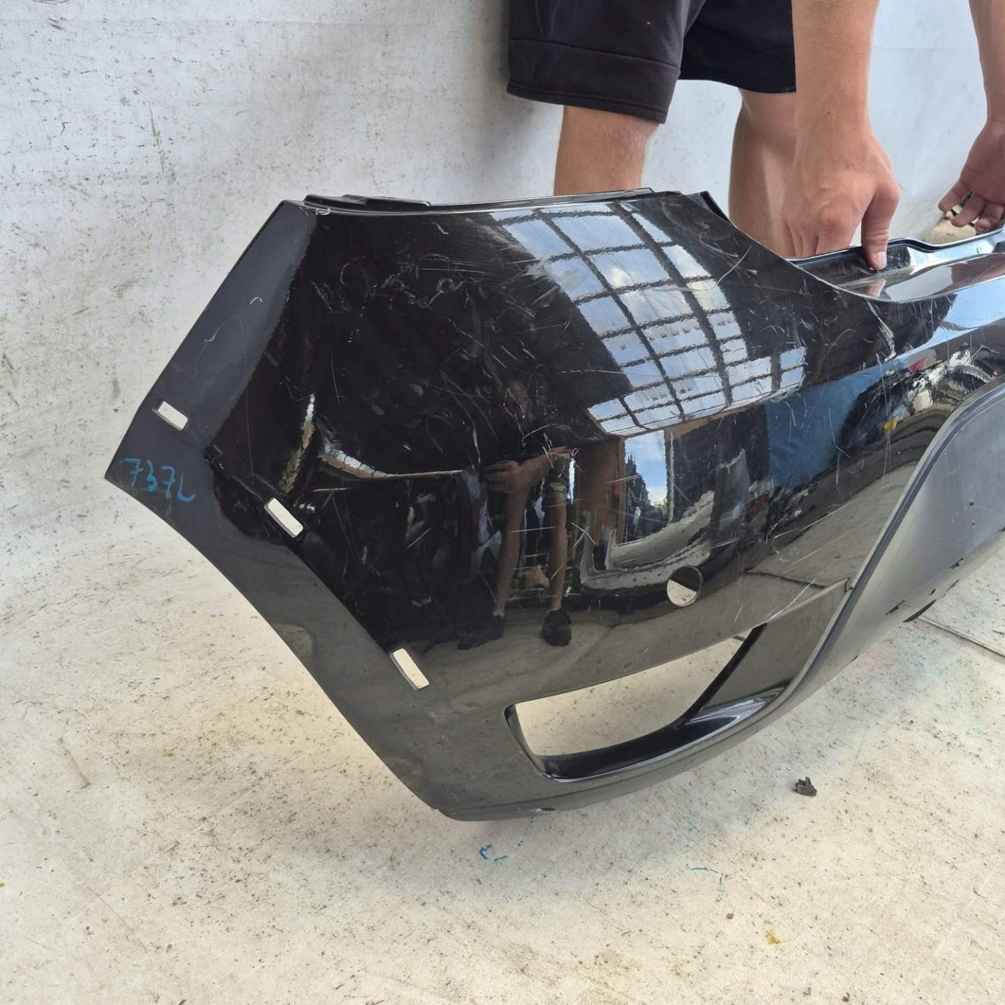 DACIA SANDERO STEPWAY II 2 LIFT 16- bumper rear part rear 4XPDC