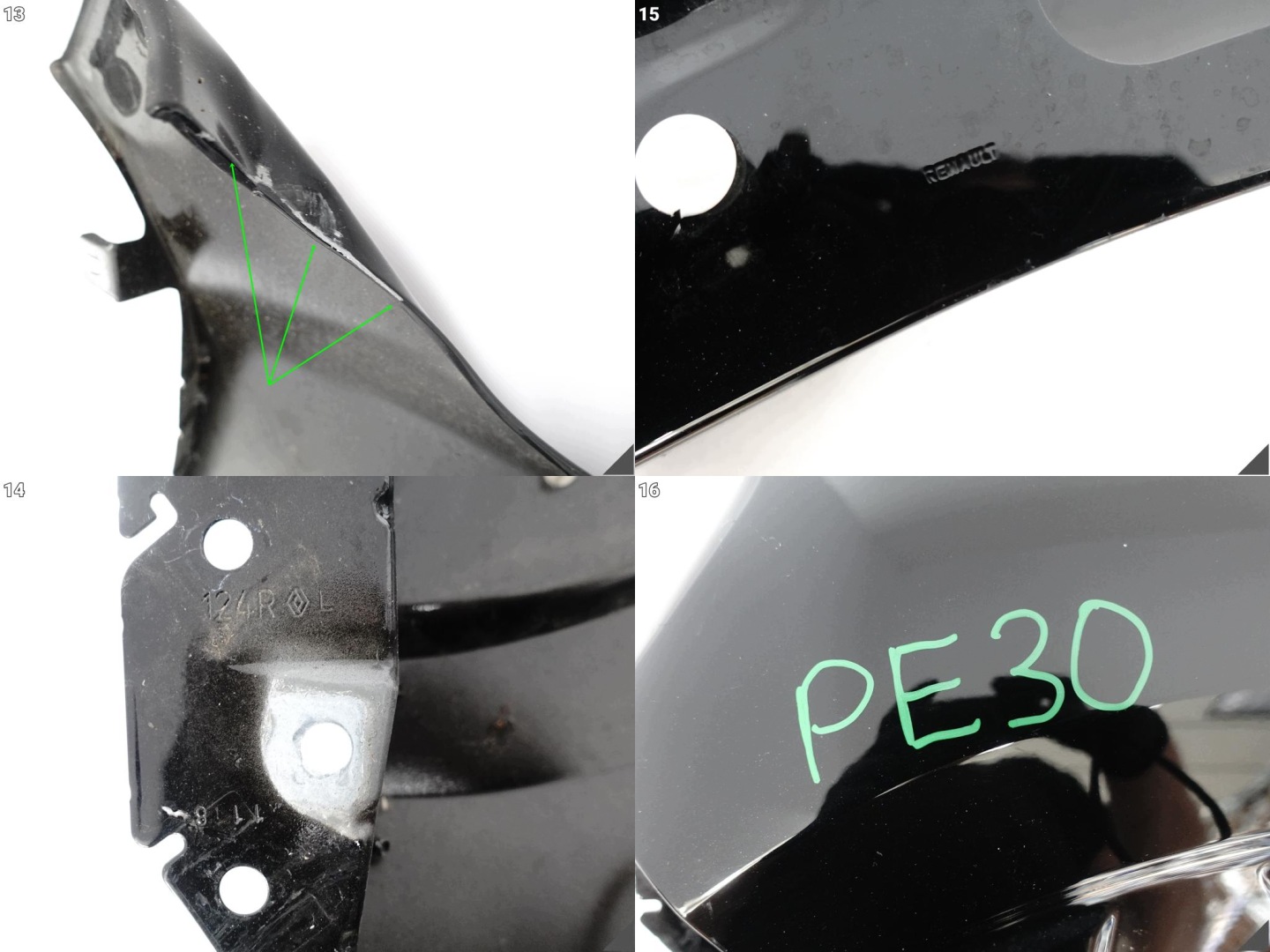 DACIA SPRING BBG 21-24 fender FENDER front left original