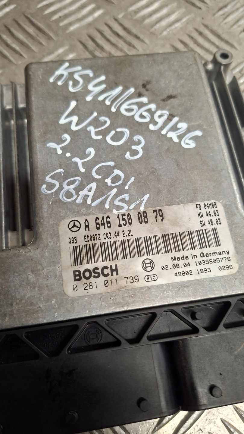 control unit of the engine MERCEDES W203 2.2CDI