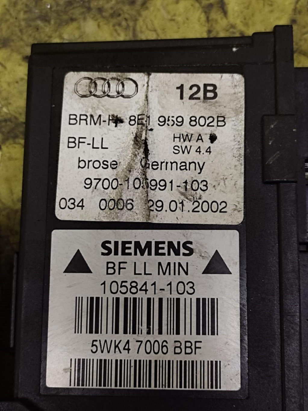 AUDI A4 B6 mini motor windows right front 8E1959802B