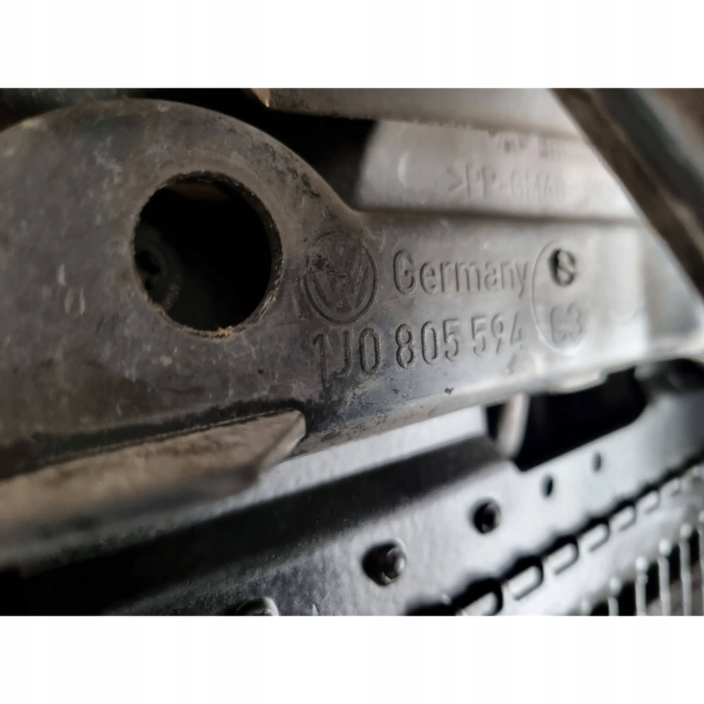 support panel for radiators pillar iron KPL of radiators VW GOLF IV 1,9 TDI