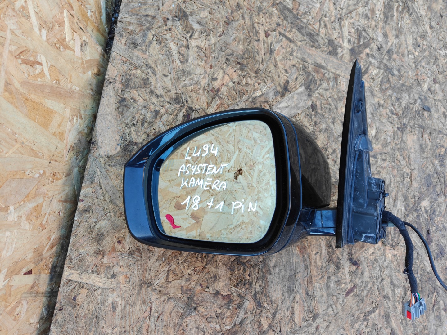 mirror left front RANGE ROVER SPORT L494 18 PIN + KAMERA 19 PIN