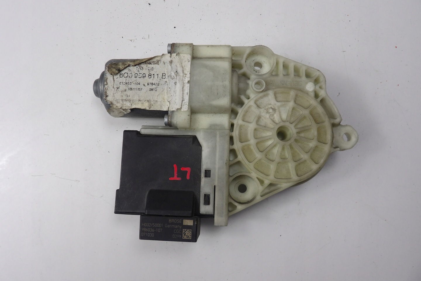 VW SEAT SKODA mini motor windows left rear part