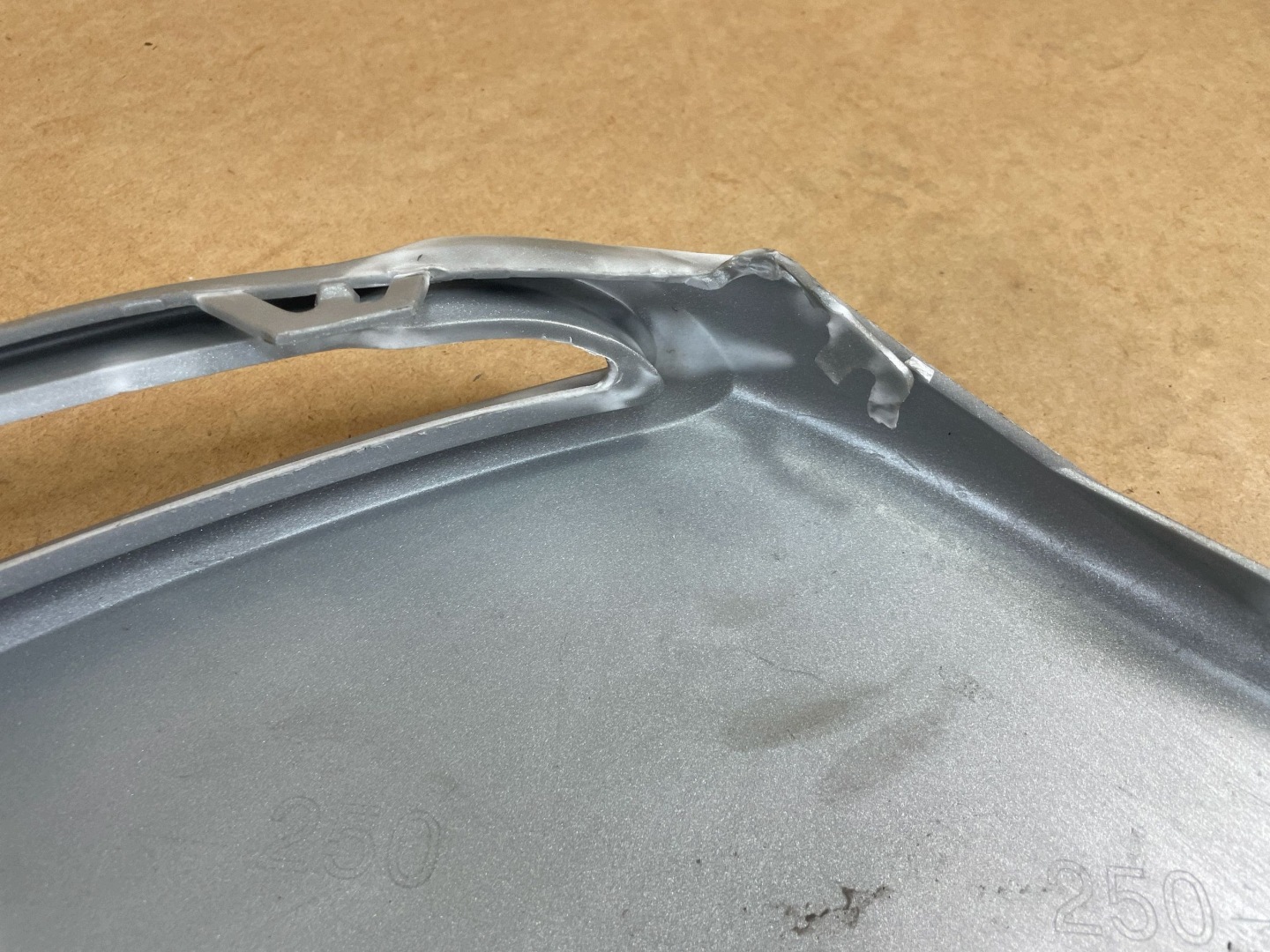 SPOILER diffuser moulding lower of a bumper rear part OPEL GRANDLAND X 2017-2021