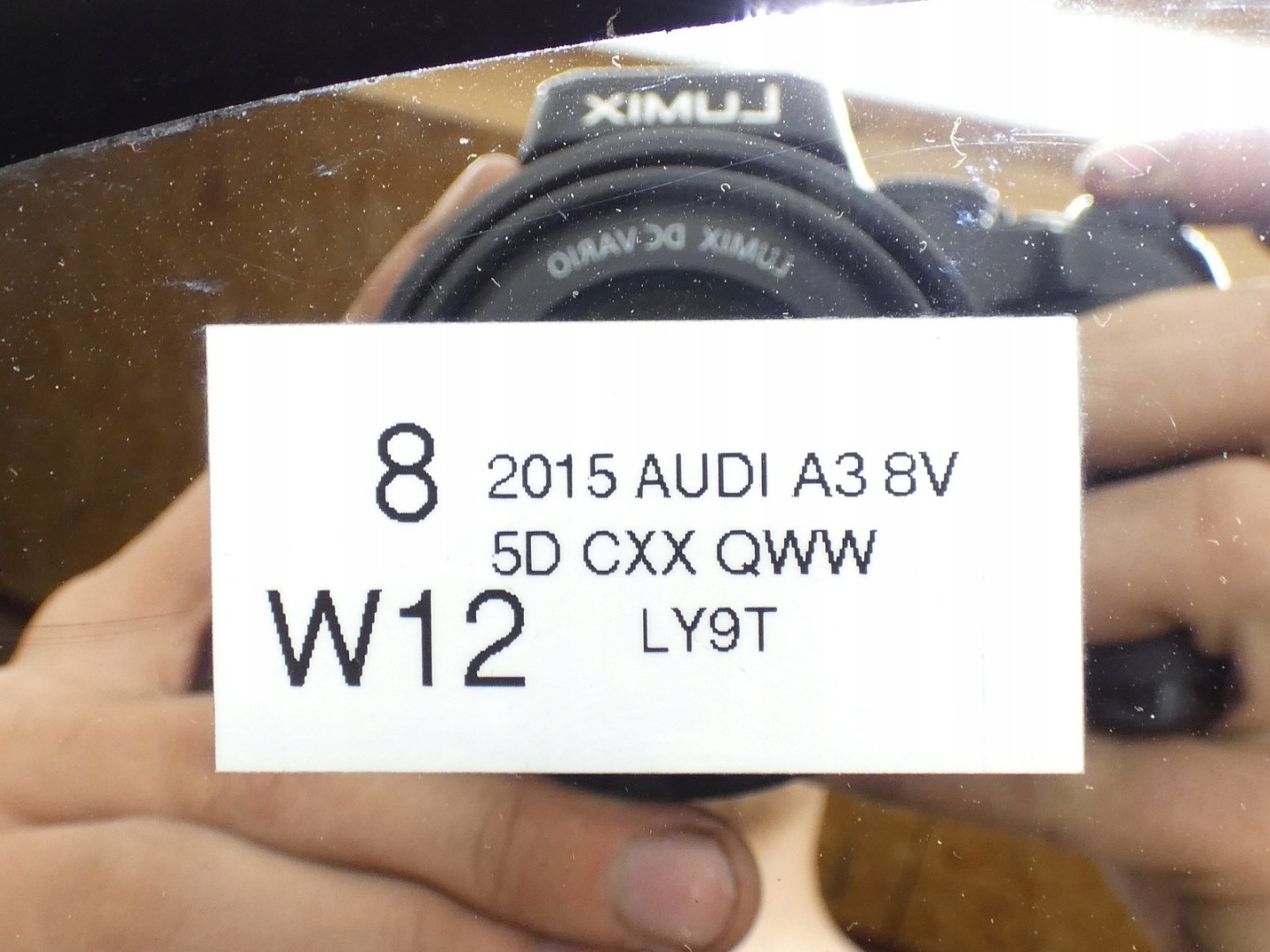 mirror exterior left left front AUDI A3 8V 6 PIN LY9T