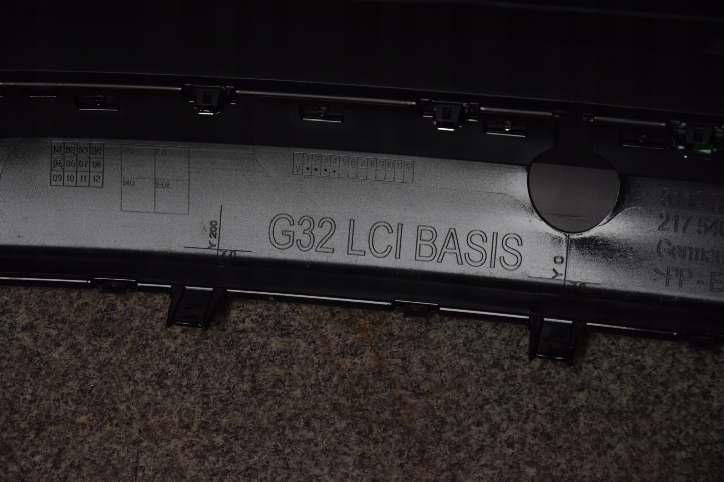 lökhárító far hátsó BMW 6 G32 CHROM