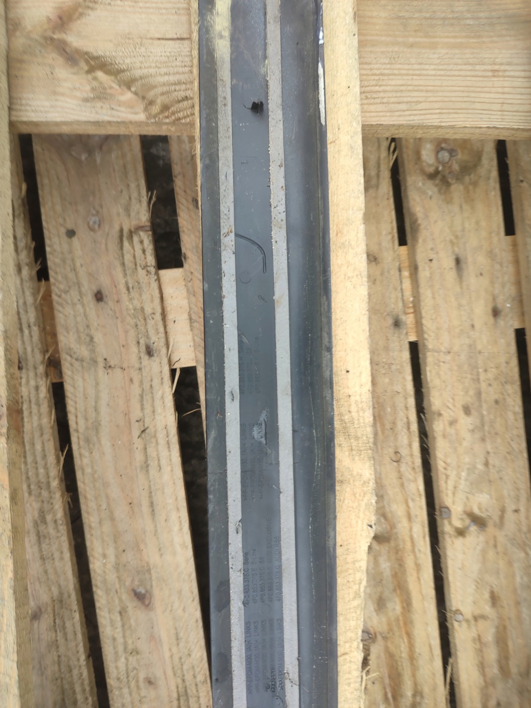 AUDI A6 C6 moulding threshold left rear part S-LINE 4F0853375E