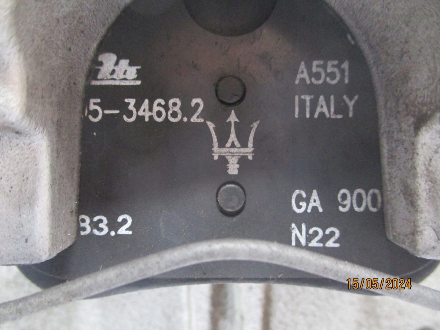 caliper calipers MASERATI GRECALE 2,0HYB rear part rear.