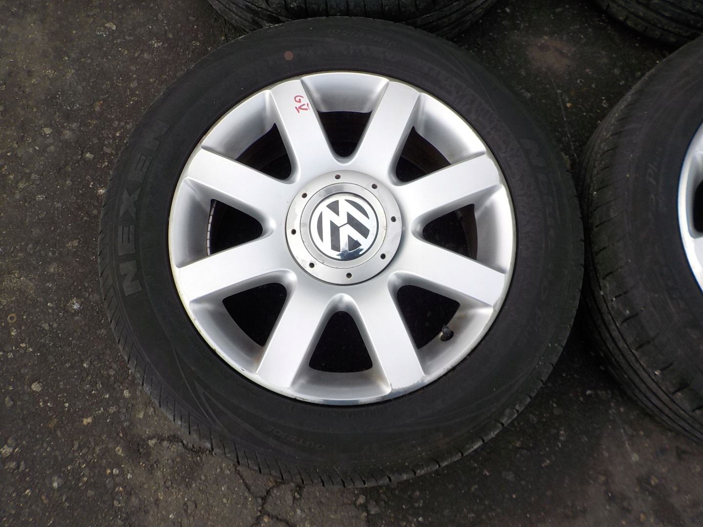 discs aluminium 16'' vw golf V 1K0601025R