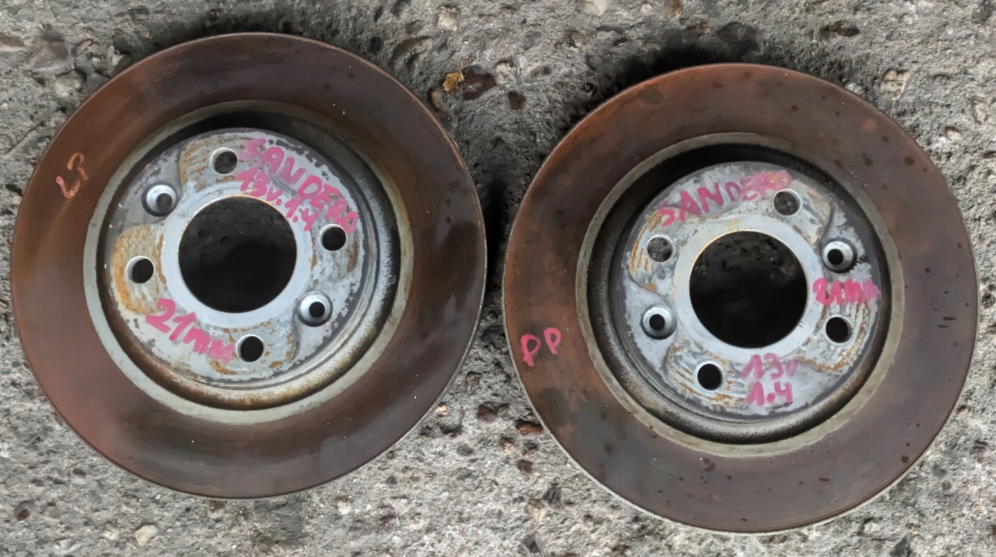 DACIA SANDERO II STEPWAY 1.4B 13R discs brake front