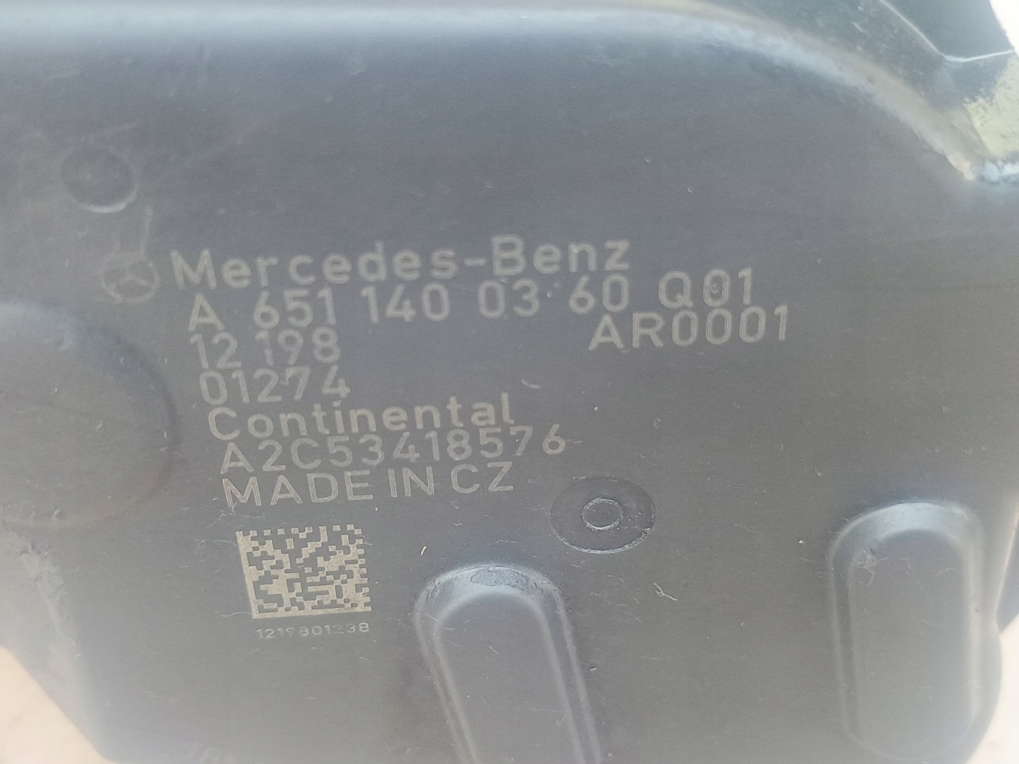 AGR-Ventil A6511400360 MERCEDES 2,2 CDI