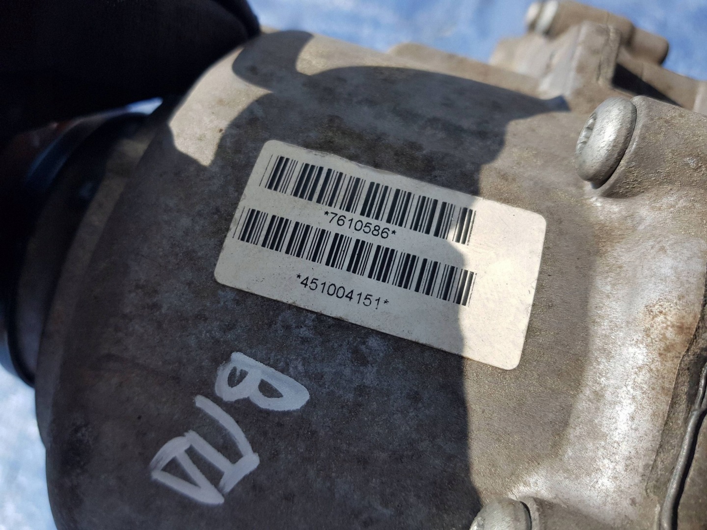 REDUKTOR cambio ingranaggi BMW X5 E70 X6 E71 7610586 ATC 450