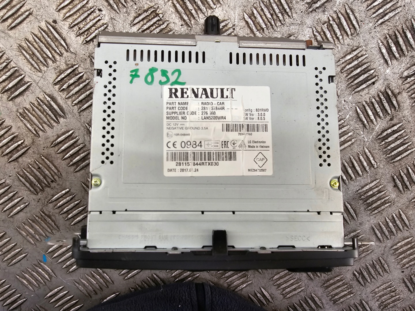 Original RENAULT RADIO Navigation 281157844R RENAULT OPEL