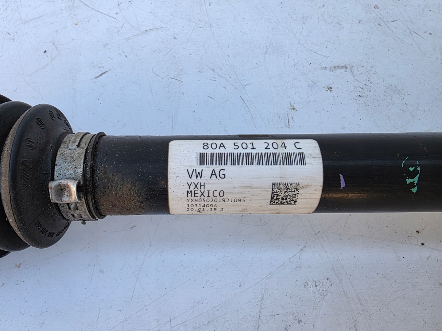 semi-axis right rear right rear part AUDI Q5 80A II FY 80A501204C