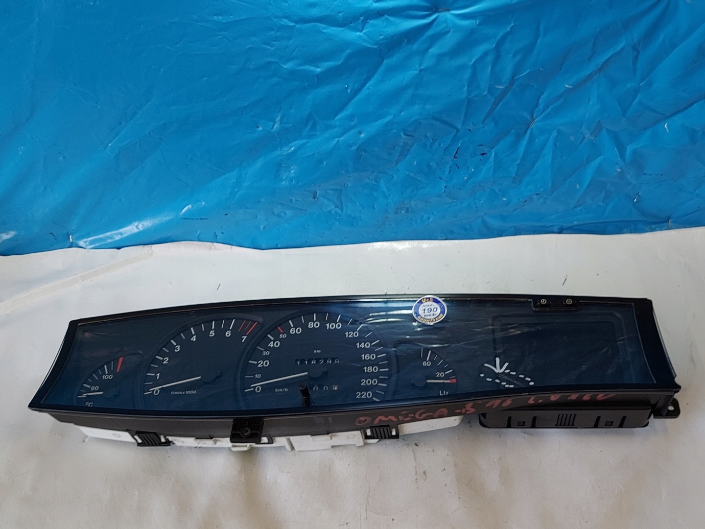 dials clock OPEL OMEGA 2.0 B 90493818