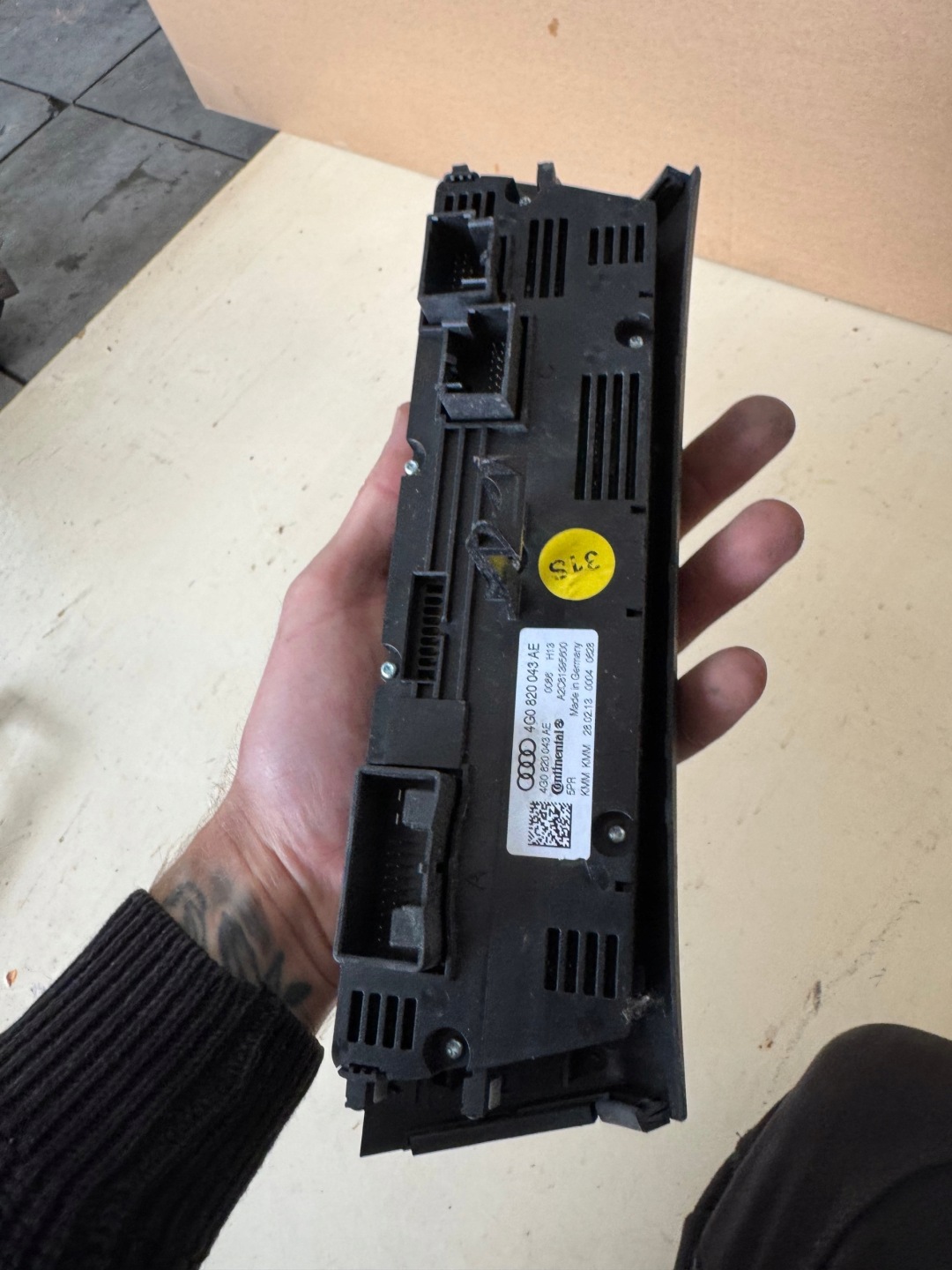 AUDI A6 C7 Unite commande clima 4G0820043AE