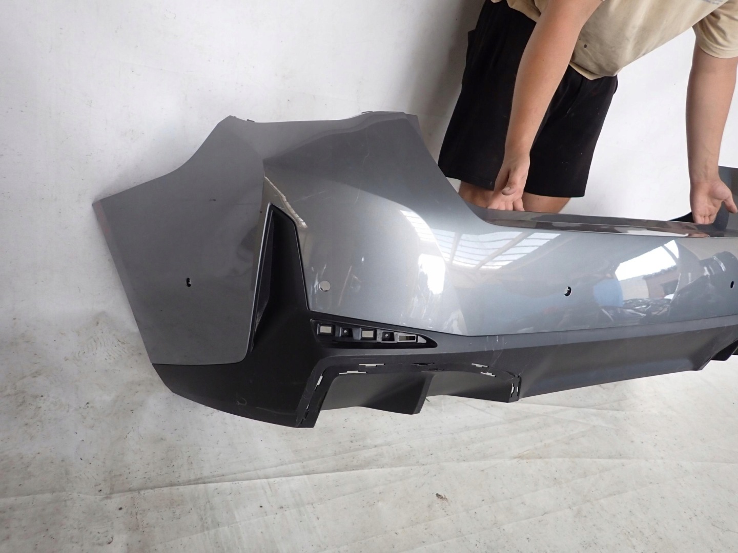 BMW I4 G26 GRAN COUPE 21- bumper rear part rear PDC