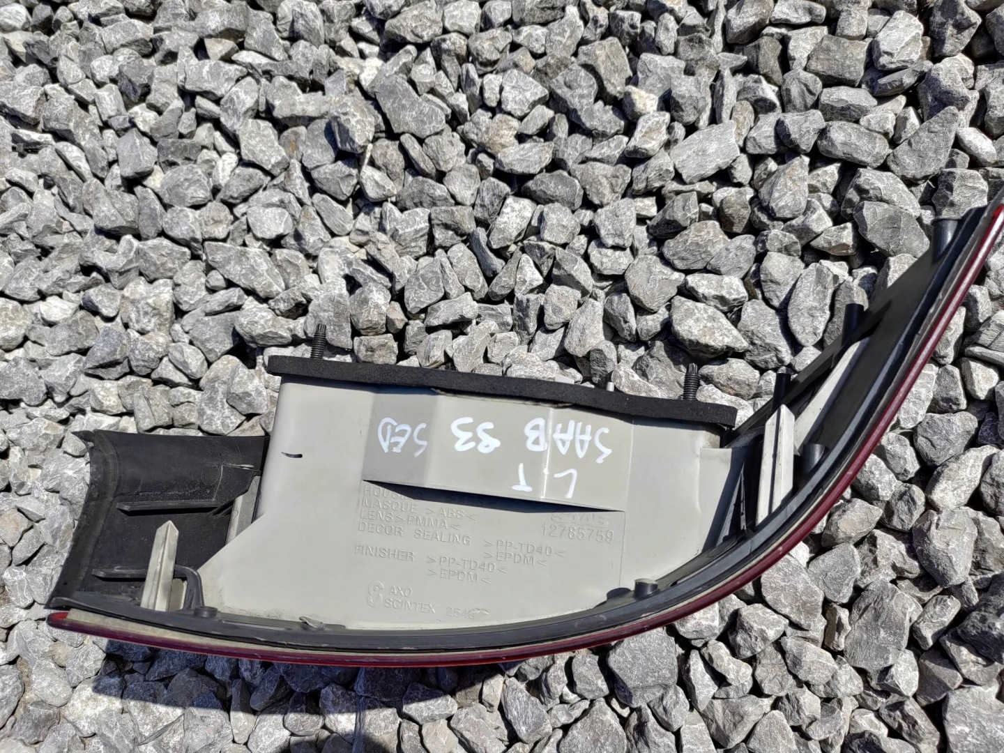 light left rear part sedan 02-07r. SAAB 9-3 II 12785759