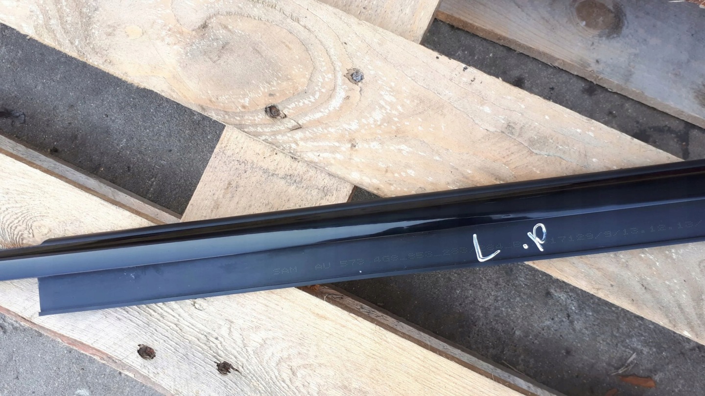 S7 4G A7 moulding dust door left front black SLINE 4G8853283G