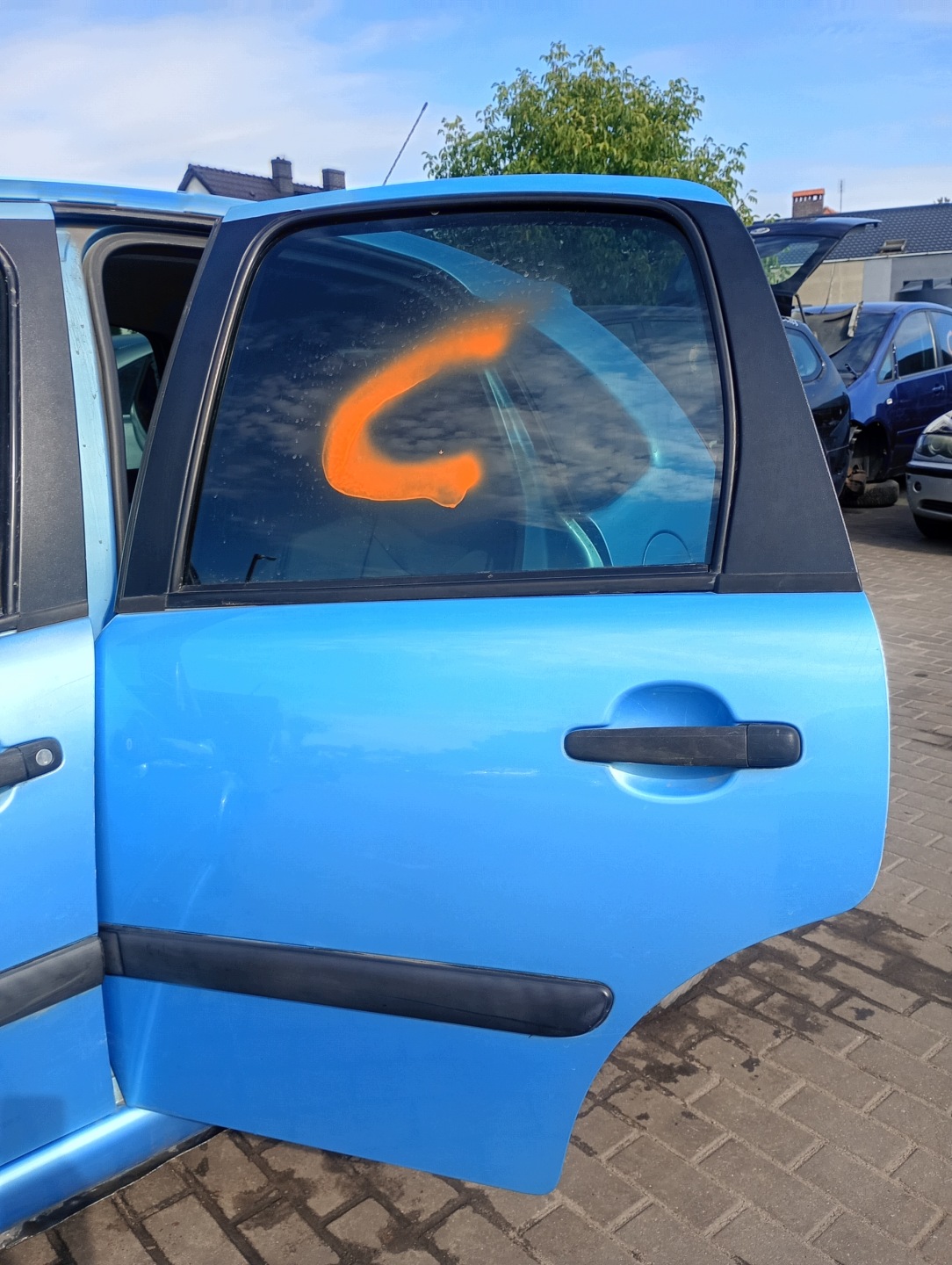 tür links hinten heck Citroen C3 02-10 code lakieru KMYD