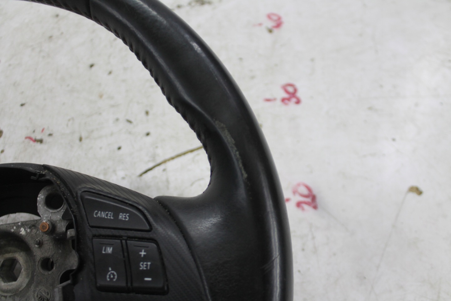 steering wheel, leather MULTI black MAZDA 3 III BM 13-18